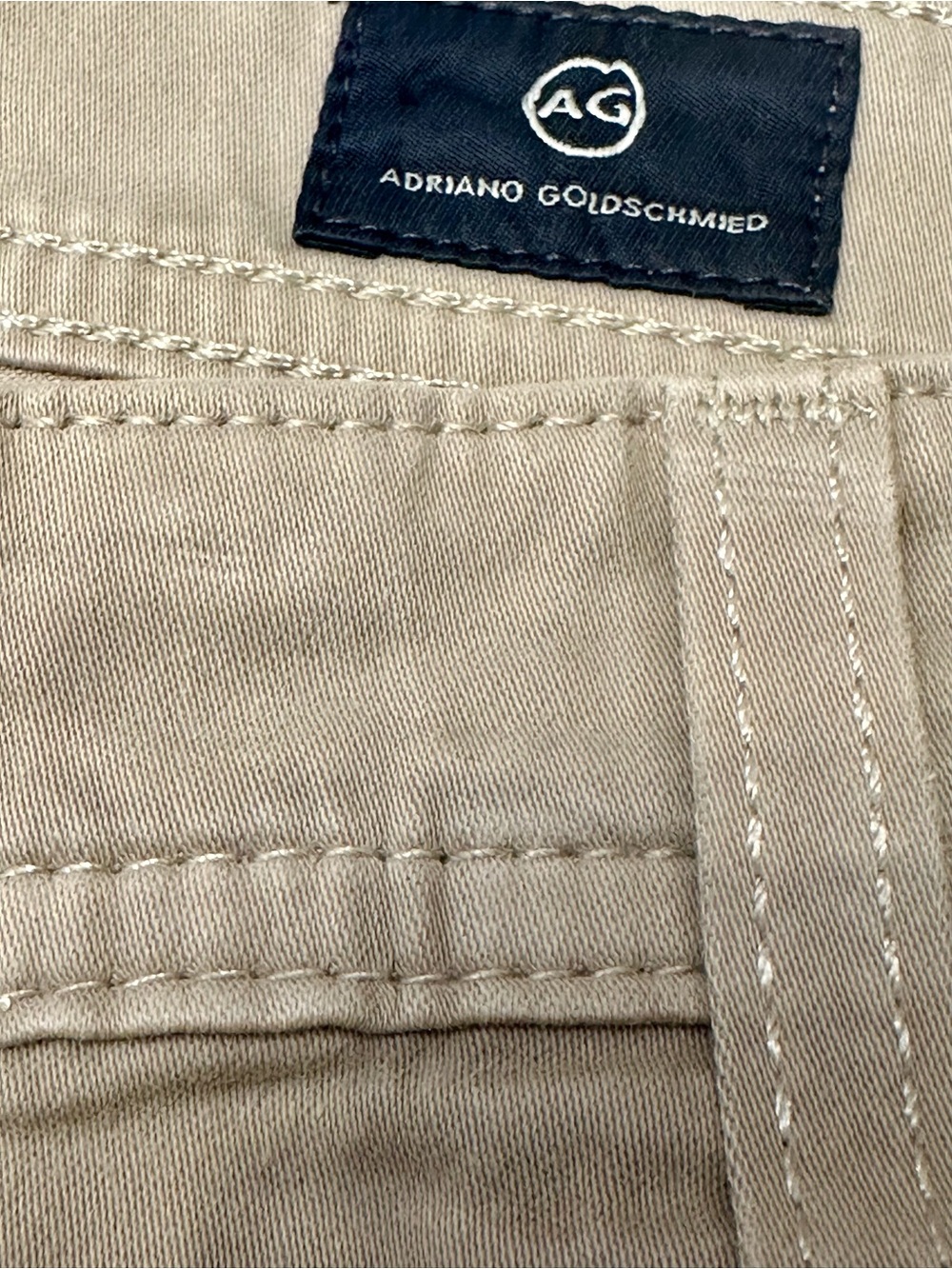 AG Adriano Goldschmied The Graduate Tailored Leg Khaki Jeans Men’s 33x34 - Picture 4 of 9